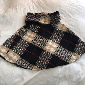 Burberry Metallic Cape Shawl RARE